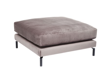 Σκαμπό-Υποπόδιο Lullaby Γκρι  100x100x51εκ - Γκρι