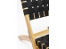 Πτυσσόμενη Καρέκλα Ipanema Καφέ-Μαύρο 78x60x72.5εκ - Μαύρο