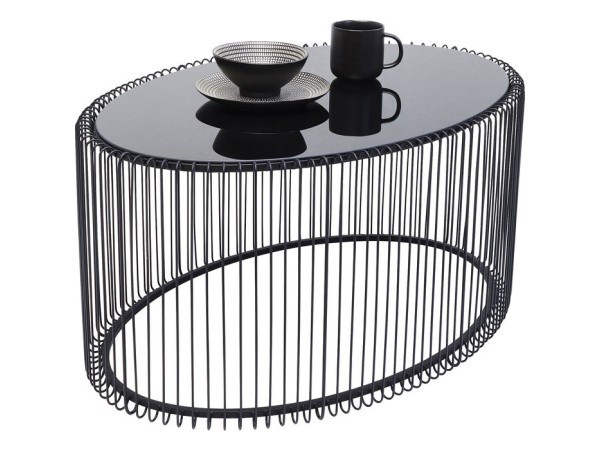 Τραπέζι Μέσης Wire Uno Μαύρο 90x60x40.5εκ - Μαύρο Τραπέζι Μέσης Wire Uno Μαύρο 90x60x40.5εκ - Μαύρο