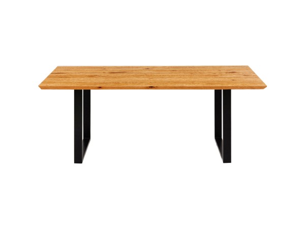 Τραπέζι Symphony Δρυς Καφέ-Μαύρο 180x90x76εκ - Μαύρο Τραπέζι Symphony Δρυς Καφέ-Μαύρο 180x90x76εκ - Μαύρο