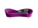 Καναπές Τριθέσιος Night Fever Μωβ 232x104x83 εκ. - Ροζ