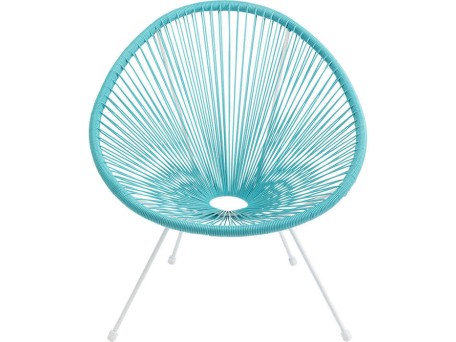 Πολυθρόνα Acapulco Τιρκουάζ 73x78x85 εκ. - Μπλε