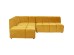 Καναπές Γωνία Belami Αριστερός Κίτρινο Βελούδο 265x210x70εκ - Κίτρινο