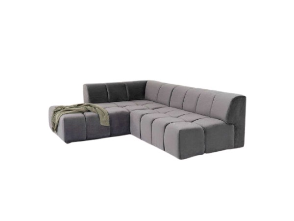 Καναπές Γωνία Belami Αριστερός Γκρι 265x210 εκ. 265x210x70εκ - Γκρι