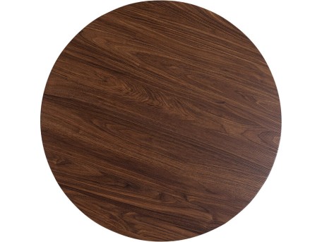 Επιφάνεια Τραπεζιού Schickeria Στρογγυλή Καφέ 110x110x1.8 εκ. - Καφέ