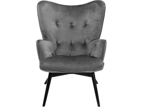 Πολυθρόνα Vicky Γκρι Ύφασμα 73x83x94 εκ. - Γκρι