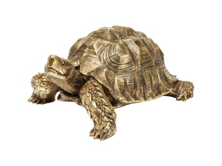 Διακοσμητικό Δαπέδου Χελώνα Χρυσή Μεγάλη 95x77x43 εκ. - Χρυσό