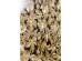 Διακοσμητικό Τοίχου Χρυσά Λουλούδια 120x5x120εκ - Μαύρο