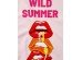 Πετσέτα Θαλάσσης Wild Summer Ροζ  90x170εκ. - Πολύχρωμο