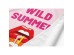 Πετσέτα Θαλάσσης Wild Summer Ροζ  90x170εκ. - Πολύχρωμο