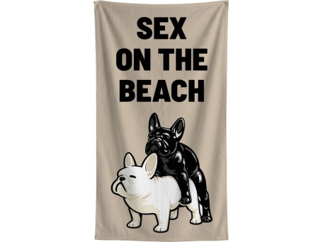 Πετσέτα Θαλάσσης  On The Beach Μπεζ 90x170εκ. - Μπεζ
