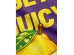 Πετσέτα Θαλάσσης Juicy Lemon Μωβ 90x170εκ. - Πολύχρωμο