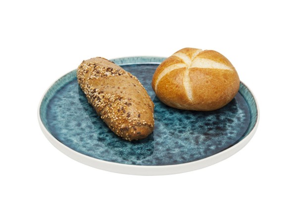 Πιάτο Mustique Μπλε Κεραμικό Ø27.2 εκ. - Μπλε Πιάτο Mustique Μπλε Κεραμικό Ø27.2 εκ. - Μπλε