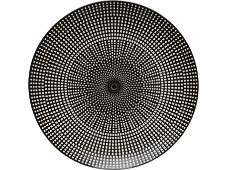 Πιάτο Πορσελάνης Gwayi Μαύρο Ø26 εκ. - Μπλε