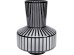 Βάζο Roulette Belly Μάυρο-Γκρι 31x24x 24 εκ. 24x24x31εκ - Γκρι Βάζο Roulette Belly Μάυρο-Γκρι 31x24x 24 εκ. 24x24x31εκ - Γκρι