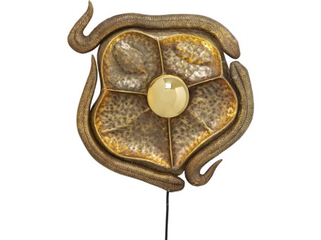 Φωτιστικό Τοίχου Φίδι Χρυσό