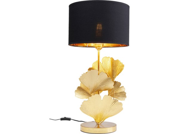 Επιτραπέζιο Φωτιστικό Flores Φύλλα Χρυσό 30x30x61.5εκ - Χρυσό