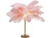 Επιτραπέζιο Φωτιστικό  Feather Palm Ροζ  50x50x60 εκ. E27 - Χρυσό