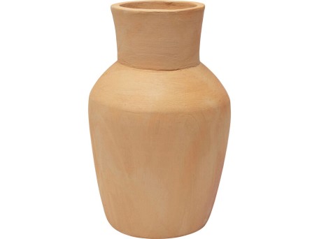 Βάζο Amara 27εκ 17x17x27εκ - Πορτοκαλί