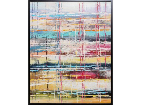 Πίνακας Orizzonte Πολύχρωμος 80x4x100 εκ.