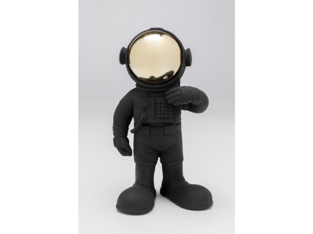 Διακοσμητικό Επιτραπέζιο Welcome Astronaut Μαύρο 16,5x14x27 εκ. - Μαύρο
