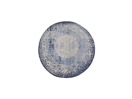 Χαλί  Laury Βαμβακερό Μπλε 200*200*1εκ. - Μπλε