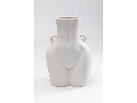 Βάζο Donna Λευκό 27x16x40 εκ. - Λευκό