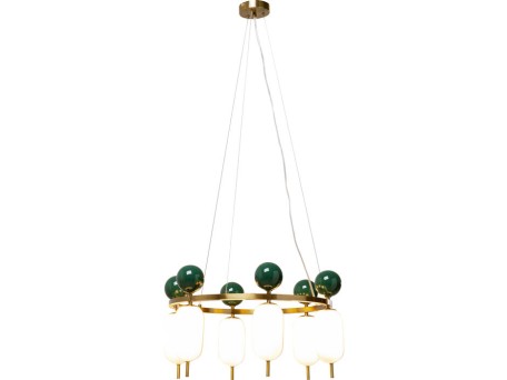 Φωτιστικό Οροφής  Charleston Εξάφωτο 120x68x68εκ. - Χρυσό