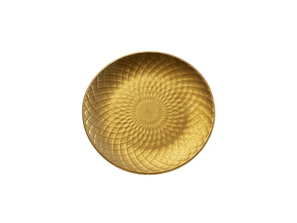 Πιάτο Diva κεραμικό Χρυσό 2.5x20.3x20.3 εκ. - Χρυσό Πιάτο Diva κεραμικό Χρυσό 2.5x20.3x20.3 εκ. - Χρυσό