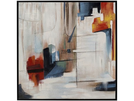 Πίνακας Visione Πολύχρωμος 100x4x100 εκ. - Πολύχρωμο