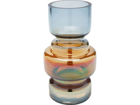 Βάζο Phenom Πολύχρωμο 10x10x18 εκ. - Μπλε