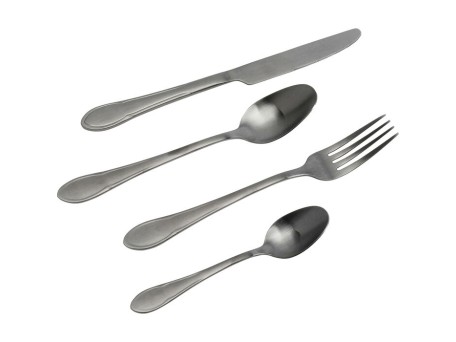 Μαχαιροπήρουνα Black Μεταλλικά Μαύρα (16 τεμ.) - Μαύρο