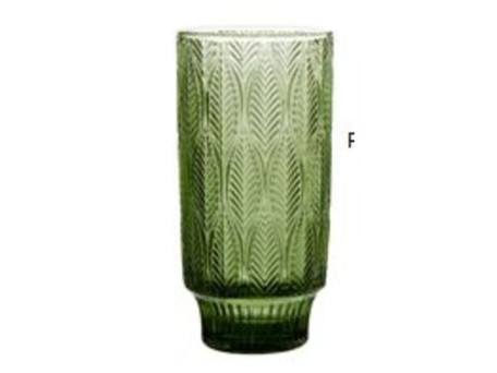 Ποτήρι Fogli Πράσινο 8,1x8,1x14 εκ. - Πράσινο