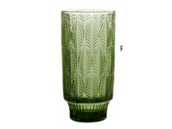 Ποτήρι Fogli Πράσινο 8,1x8,1x14 εκ. - Πράσινο