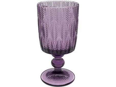 Ποτήρι Κρασιού Fogli Γυαλί Μωβ 17*9*9εκ. - Μωβ