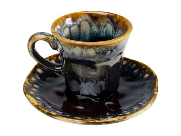 Ποτήρι Espresso Lio Μπλε Πήλινο 12x12x7,5 εκ. - Μπλε