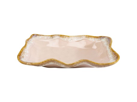 Πιατέλα Nala Ροζ Πήλινο 25,9x16,9x3,7 εκ. - Ροζ