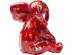 Διακοσμητικό Επιτραπέζιο Elephant Flock Κόκκινο 20x19x18εκ. - Πολύχρωμο