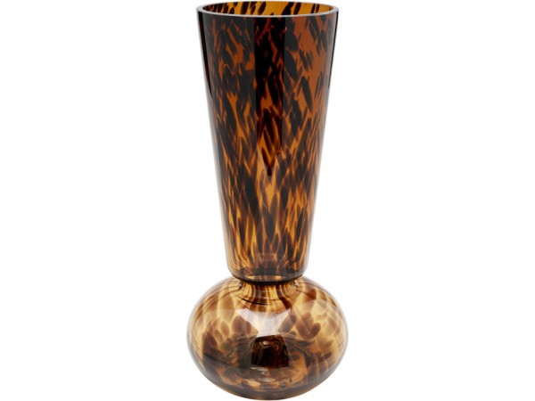 Βάζο Caramel Γυάλινο Καφέ 15.5x15.5x35εκ. - Καφέ Βάζο Caramel Γυάλινο Καφέ 15.5x15.5x35εκ. - Καφέ