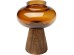 Βάζο Earthy Ξύλο/Γυαλί Καφέ 16x16x21εκ. - Καφέ Βάζο Earthy Ξύλο/Γυαλί Καφέ 16x16x21εκ. - Καφέ