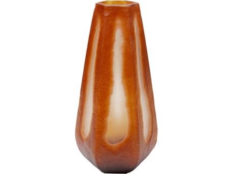 Βάζο Galicia Γυαλί Καφέ   18*18*36εκ. - Καφέ