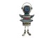 Διακοσμητικό Δαπέδου Robot Gottlieb Γκρι 34.93x31.75x73.66εκ. - Γκρι