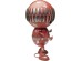 Διακοσμητικό Δαπέδου Robot Karl Κόκκινο/Ασημί 34.29x31.12x59.06εκ. - Ασημί