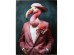 Glass Picture Mister Flamingo 120x160cm - Πολύχρωμο