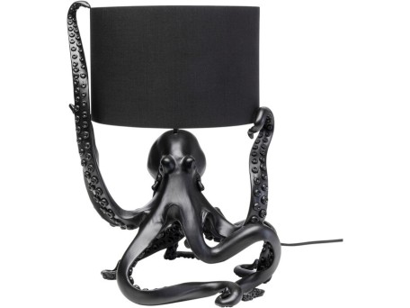 Table Lamp Octopus Black 47cm - Μαύρο