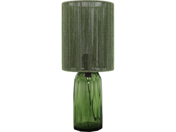 Φωτιστικό Επιτραπέζιο  Veccio Γυαλί Πράσινο 18*18*42εκ. - Πράσινο
