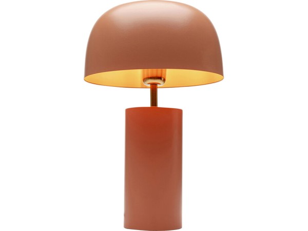 Φωτιστικό Επιτραπέζιο Loungy Μεταλλικό Καφέ 25*25*38εκ. - Καφέ