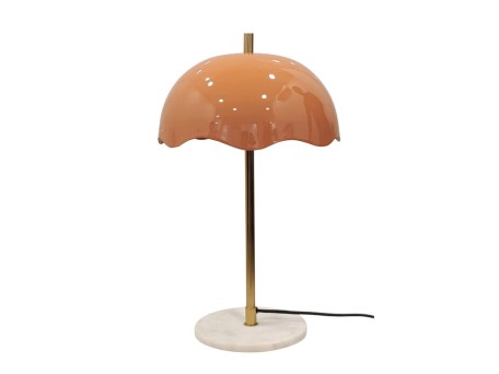 Φωτιστικό Επιτραπέζιο Lia Μεταλλικό Πορτοκαλί 30x30x50εκ. - Κίτρινο