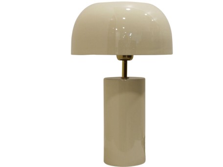Φωτιστικό Επιτραπέζιο Loungy Μεταλλικό Μπεζ 25x25x38εκ. - Μπεζ