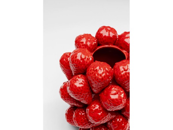 Βάζο Επιτραπέζιο Strawberries Κόκκινο Κεραμικό 21x21x24 εκ. - Κόκκινο Βάζο Επιτραπέζιο Strawberries Κόκκινο Κεραμικό 21x21x24 εκ. - Κόκκινο